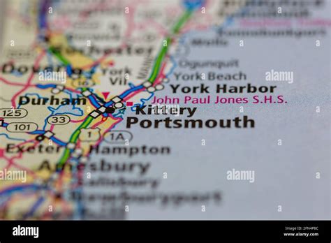 Map of kittery maine hi-res stock photography and images - Alamy