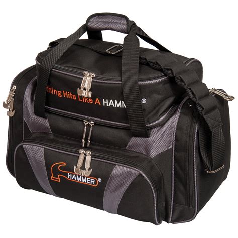 Hammer Deluxe Double Tote Bowling Bag Black/Carbon - Walmart.com