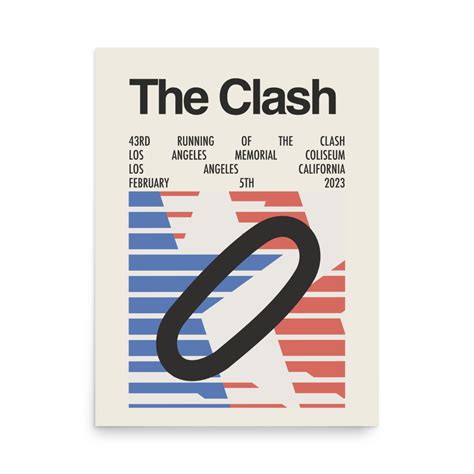 2023 Clash at the Coliseum Print – Modern Racing Prints