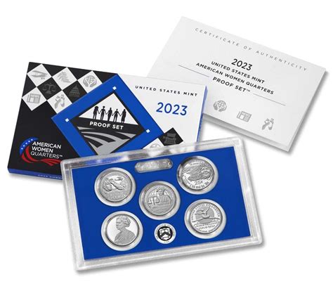 2023 S 2023 S Quarter Proof Set 5 Coin DCAM US Mint 23WP With Box and ...