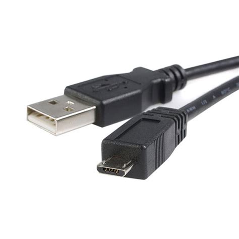 StarTech.com 0.5m Micro USB Cable - 0.5 Meter A to Micro B - M/M - 50cm USB Micro Cable Cord ...