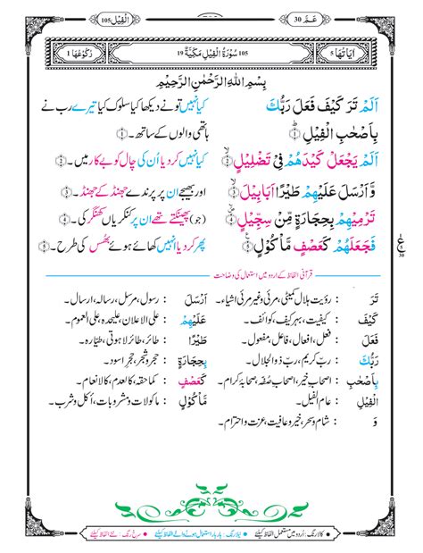 Surah Al-Fil with Urdu Translation - Khawab Ki Tabeer