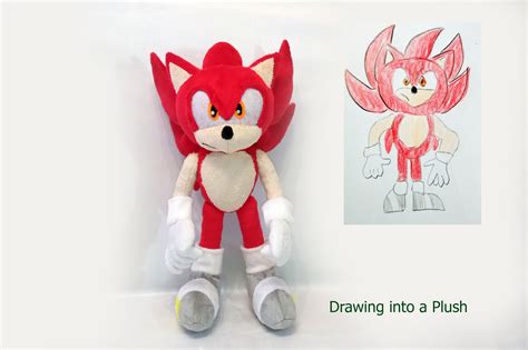 Custom Plush Just Like Fire Sonic Sonic the Hedgehog Inspired - Etsy