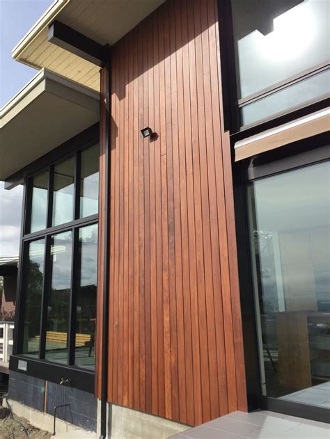 Vertical Ipe Rain Screen Wood Siding Design | Wood cladding exterior, Wood siding exterior ...