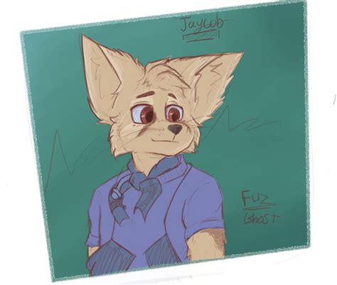 Fennec fox boy (art by me @Fuz_Ghost on twitter) : r/furry