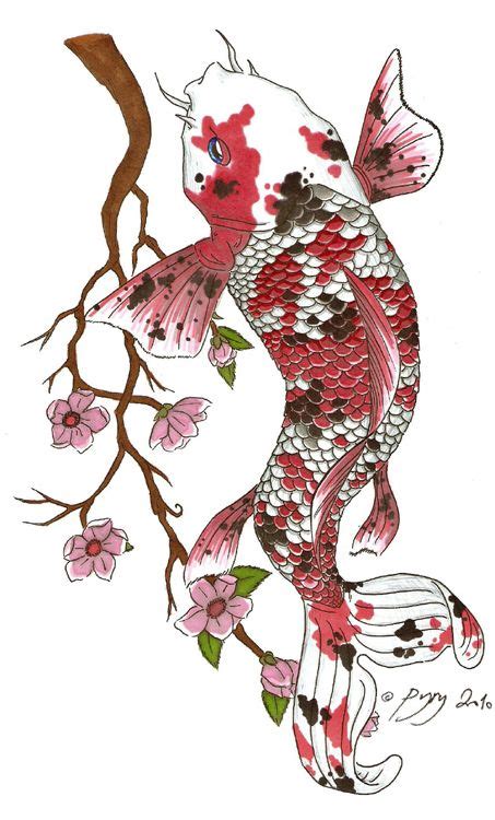 110 Best Japanese Koi Fish Tattoo Designs and Drawings - Piercings Models Japanese Koi Fish ...