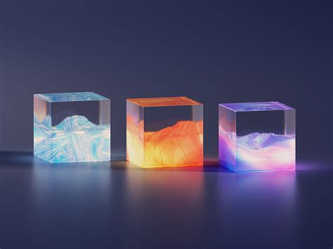 GLASS-CUBE-5-12 by WantLine on Dribbble