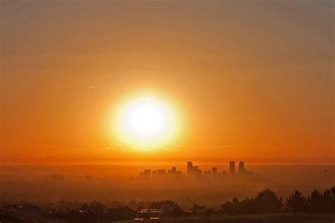 Denver Skyline, Sunrise | Michael Levine-Clark | Flickr