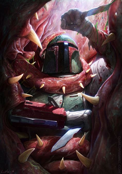 The Horrible Truth Behind Boba Fett's Escape From The Sarlacc Pit | Star wars images, Star wars ...