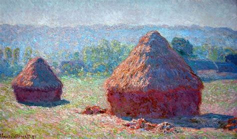 Paris Musee D'Orsay Claude Monet 1891 Haystacks End Of Summer Morning | Monet art, Claude monet ...