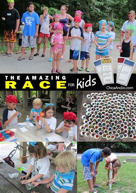 Amazing Race party for kids - including task ideas! | Amazing race challenges, Amazing race ...