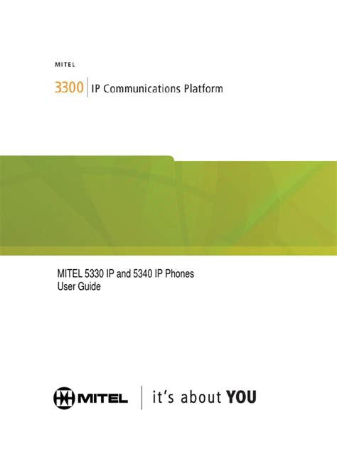 Mitel Phone | PDF | Telephone | Microsoft Office