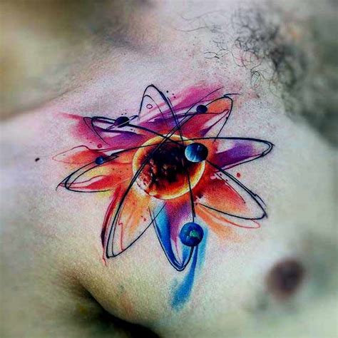 45 Best Atomic Tattoos Designs and Ideas With Meanings