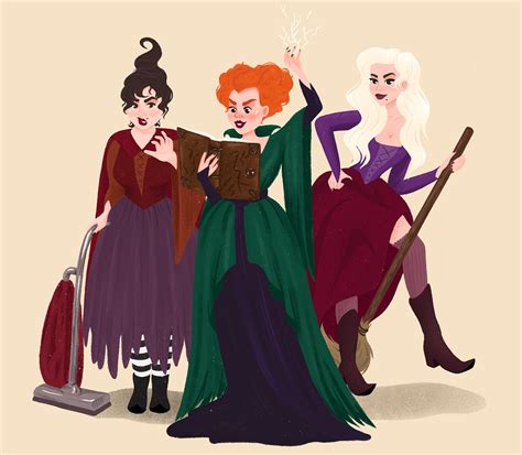 HOCUS POCUS / THE SANDERSON SISTERS REDRAW on Behance