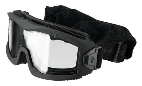 Lancer Tactical AERO Series Dual Pane Airsoft Goggles, Black