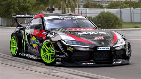 2JZ-powered 2020 Toyota Supra drift car looks awesome, catches fire at ...