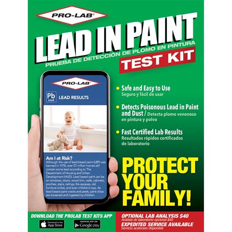 PRO-LAB Lead Paint and Dust Test Kit - Walmart.com - Walmart.com