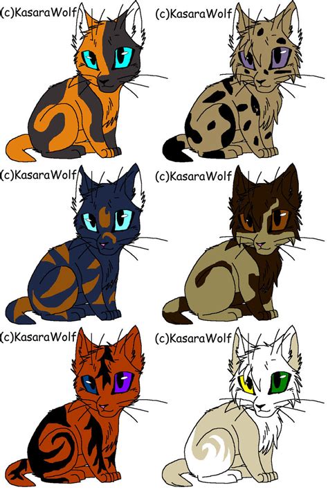 Warrior kits adoptablesCLOSED by Warrior-of-Riverclan on DeviantArt