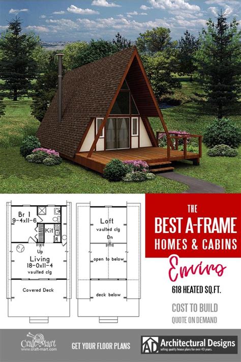 Cool A-frame Tiny House Plans (plus tiny cabins and sheds) - Craft-Mart