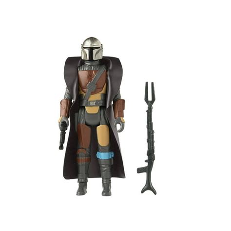 Star Wars Retro Collection The Mandalorian Toy 3.75-Inch-Scale Collectible Action Figure, Toys ...