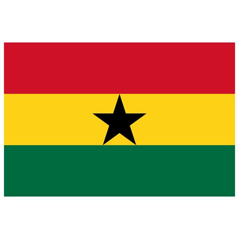 GH Ghana Flag Icon | Public Domain World Flags Iconset | Wikipedia Authors