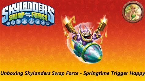 Unboxing Skylanders Swap Force - Springtime Trigger Happy - YouTube