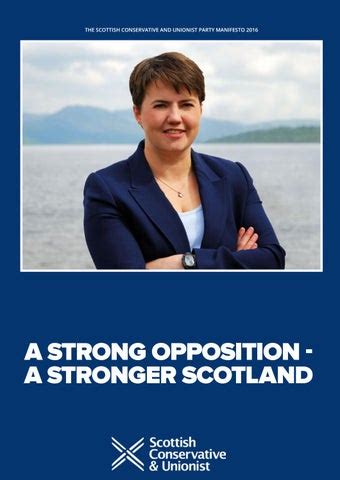 Scottish Conservatives Manifesto 2016 by Conservative Party - Issuu