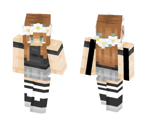 Download Flower Crown Girl Minecraft Skin for Free. SuperMinecraftSkins