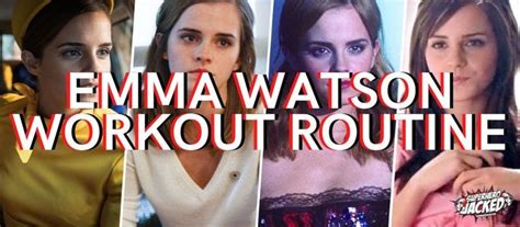 Emma Watson Workout Routine and Diet Plan | Celebrity workout routine ...