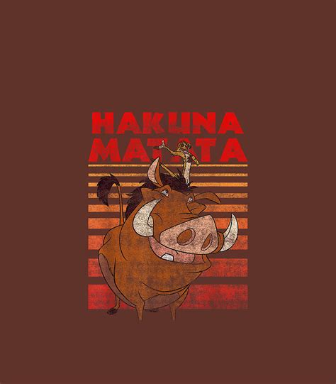 Disney Lion King Timon Pumbaa Hakuna Matata Stripes Digital Art by Jothaw Chris - Fine Art America