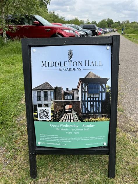 Sign for Middleton Hall and Gardens © Jonathan Hutchins :: Geograph ...