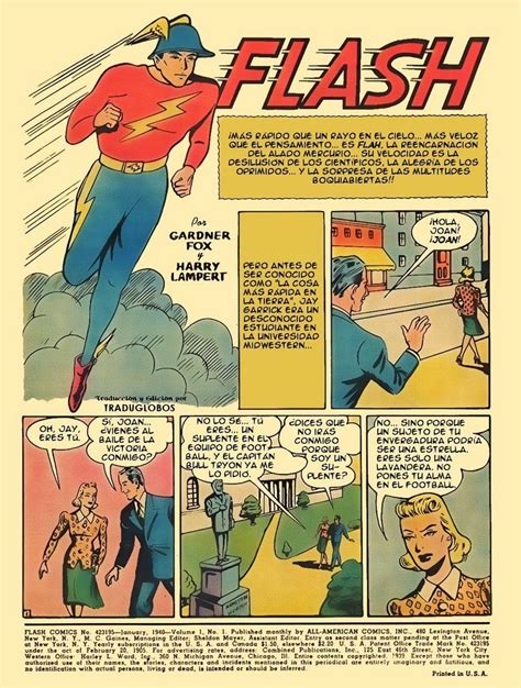 Leer online la primera aparición y origen de Flash I (1940) - ComicZine