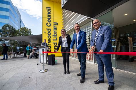 Burwood Council and Library official opening Burwood Council