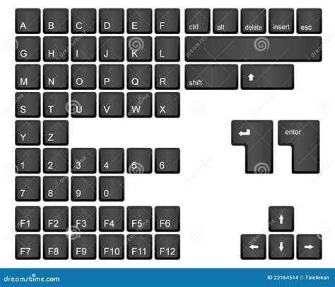 Keyboard Keys Stock Images - Image: 22164514