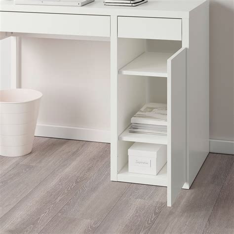 MICKE Desk, white, 41 3/8x19 5/8". Add to cart! - IKEA Ikea White Desk, White Desks, Room Desk ...