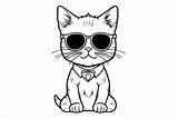 Cat Coloring Pages  Free Printable Kitten Sheets sketch template