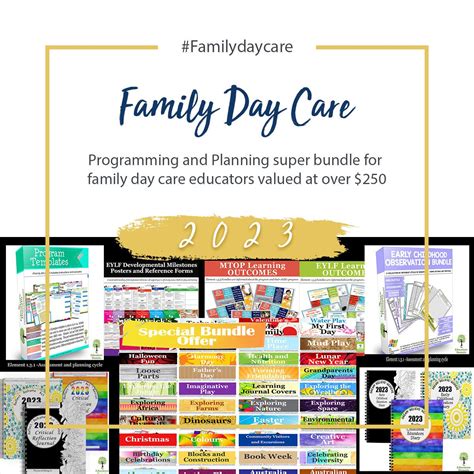 2023 family day care bundle the educators domain – Artofit