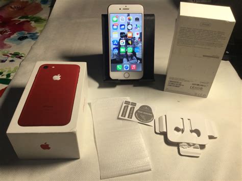 Apple iPhone 7 (PRODUCT)RED - 256GB - (Unlocked) A1778 boxed EXCELLENT ...