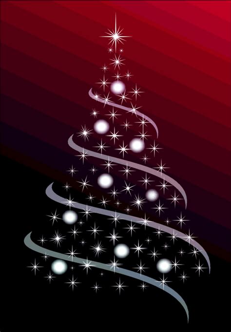 Free Christmas Tree Abstract Vector | FreeVectors