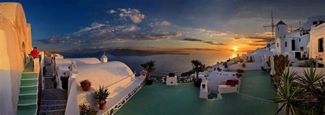 Santorini Sunset Hotels - Fira and Oia Santorini Hotels With Sunset View