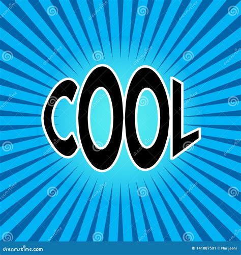 Cool Word Text Effect Pop Art Design Stock Illustration - Illustration of cool, sticker: 141087501