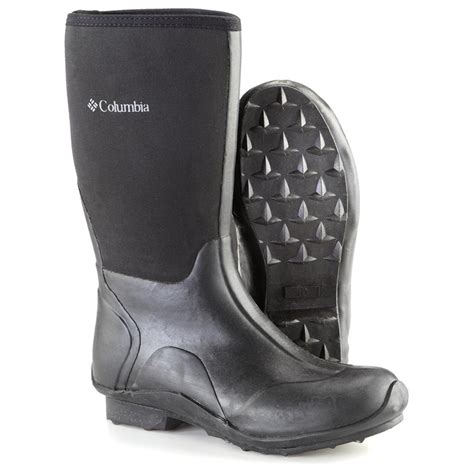 Columbia® 12" Drylight Waterproof Rubber Boots, Black - 293334, Rubber ...