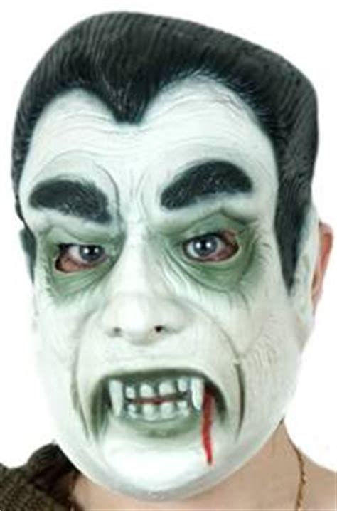 Mask - Rubber Dracula Face Fancy Dress Costume - review, compare prices ...