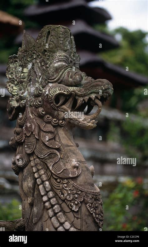 Naga Carving Bali Indonesia Stock Photo - Alamy