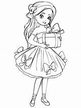 Dolls coloring pages sketch template