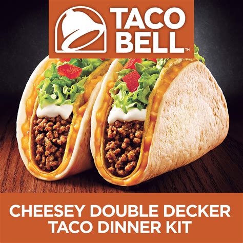 Taco Bell Cheesy Double Decker Taco Dinner Kit (13.86 oz Box): Buy Online in UAE at desertcart