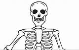 Skeleton Coloring Pages Printable sketch template