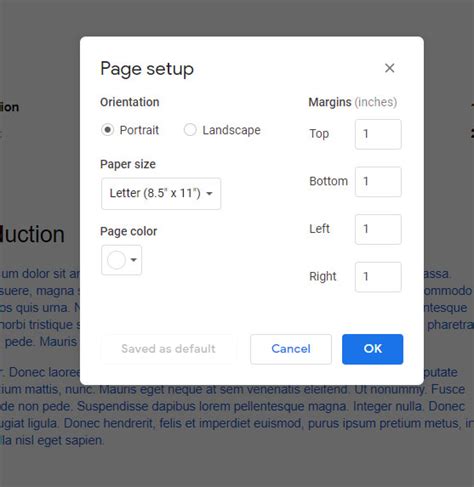 How to Do 1 Inch Margins on Google Docs - Live2Tech