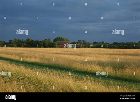 Landscape, dark sky Stock Photo - Alamy