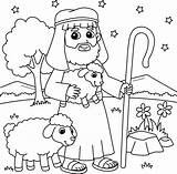 Coloring Pages Pastor Bible Printable Sunday School Shepherd Printables  sketch template